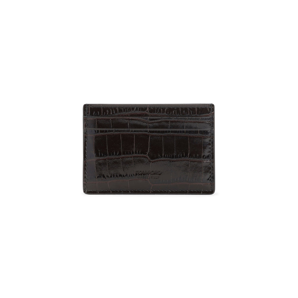 TOM FORD Mini Leather Credit Card Case - 100% Leather - FW25