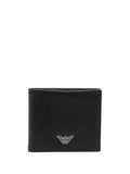 EMPORIO ARMANI Men's Mini Recycled Leather Bi-Fold Wallet