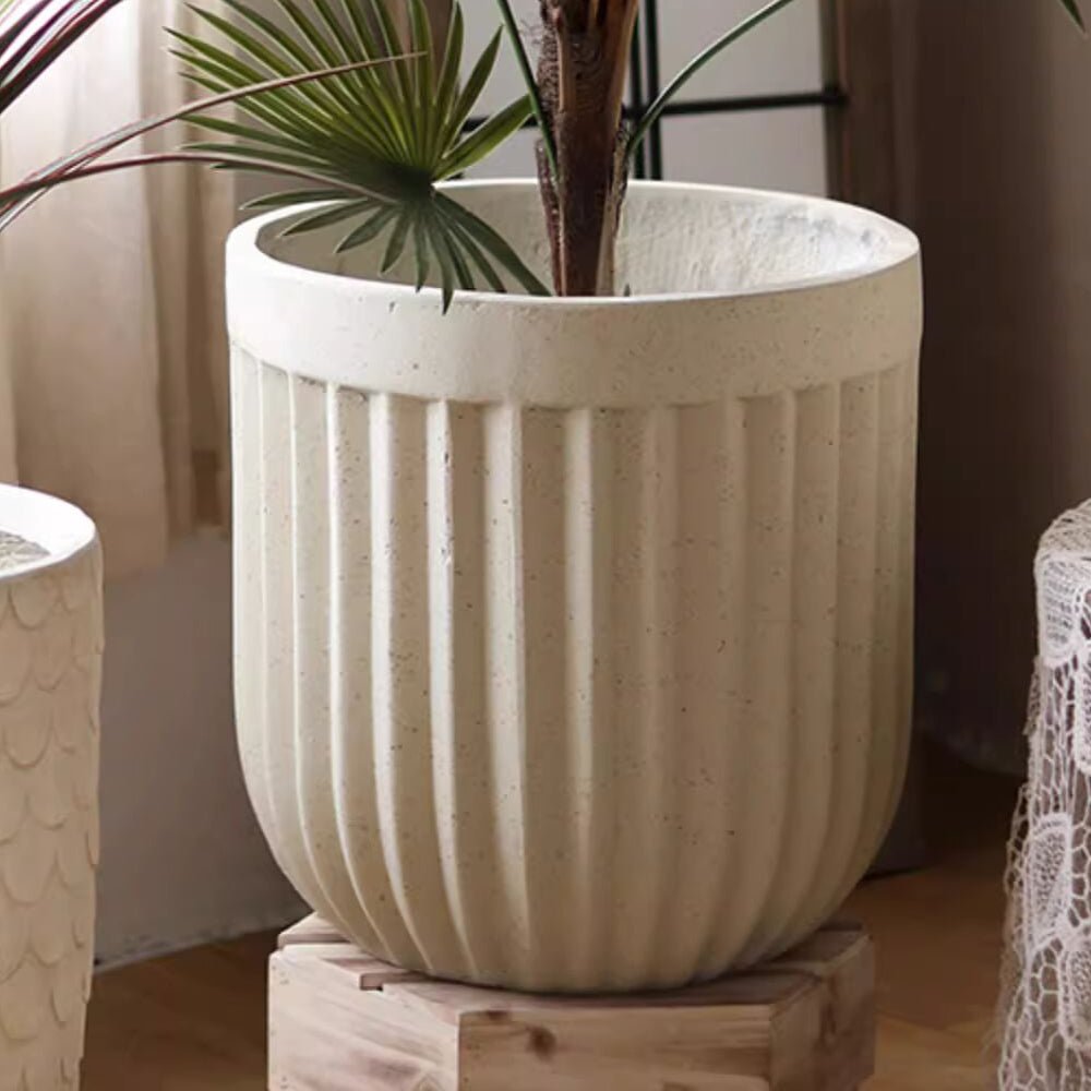 Nordic Vertical Stripe Flower Pot