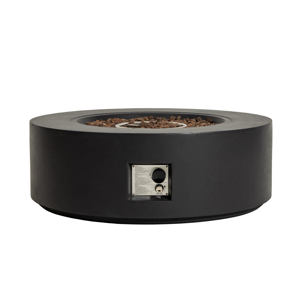 40' Round Outdoor Propane Fire Pit Table