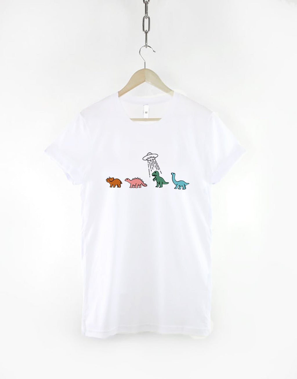 Round-neck Cartoon-print Short Sleeves