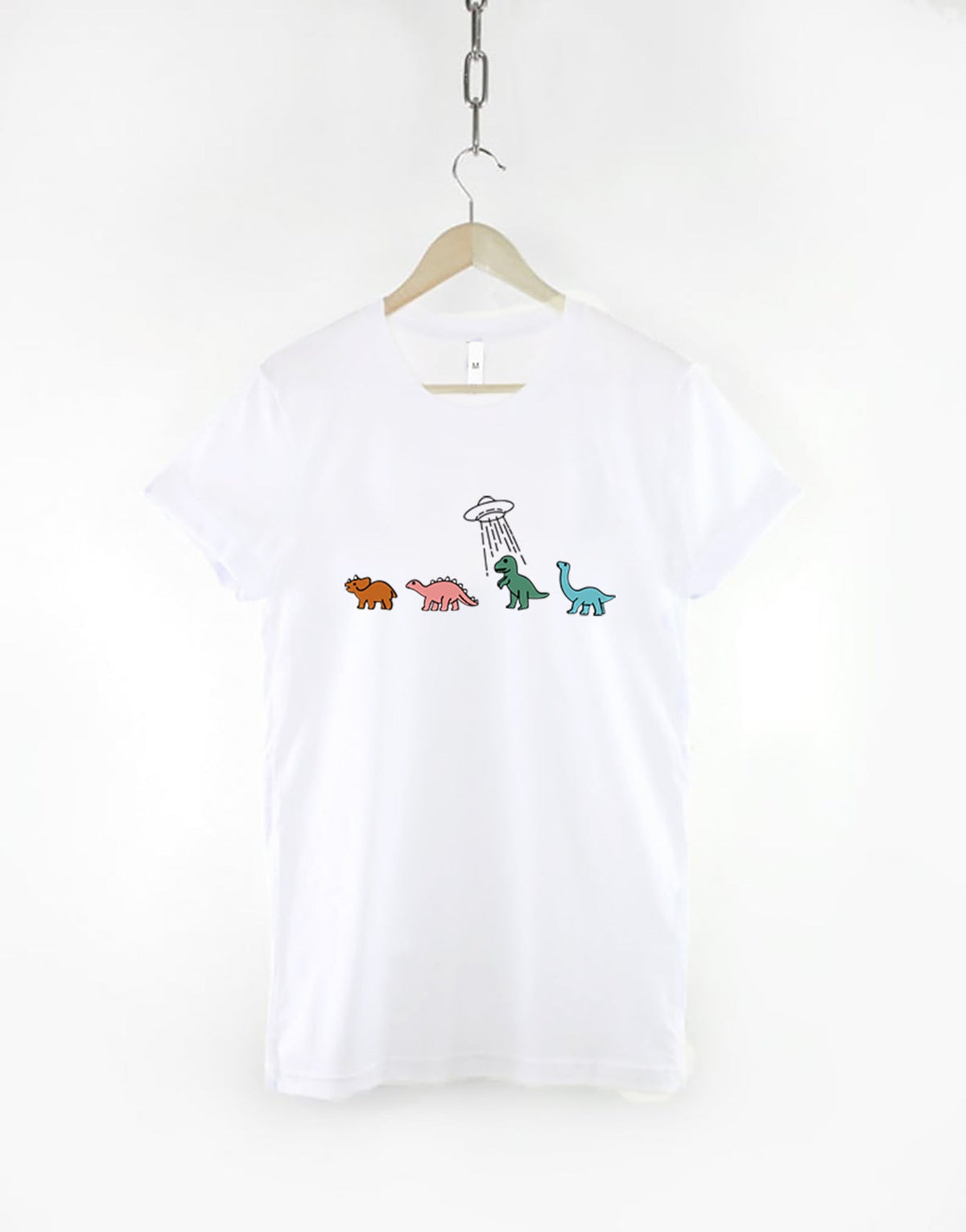 Round-neck Cartoon-print Short Sleeves
