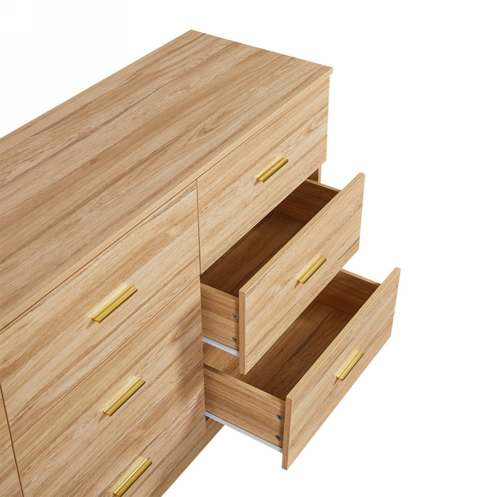 9 Drawer Dresser, Ample Storage For Bedroom