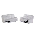 Blanche - Reclining Set With LED Lights, Speaker