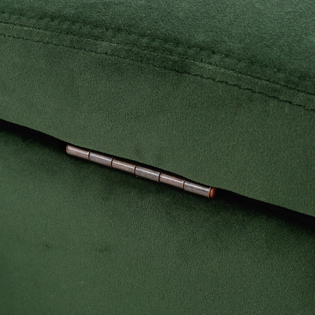 Upholstered Storage Ottoman Bench