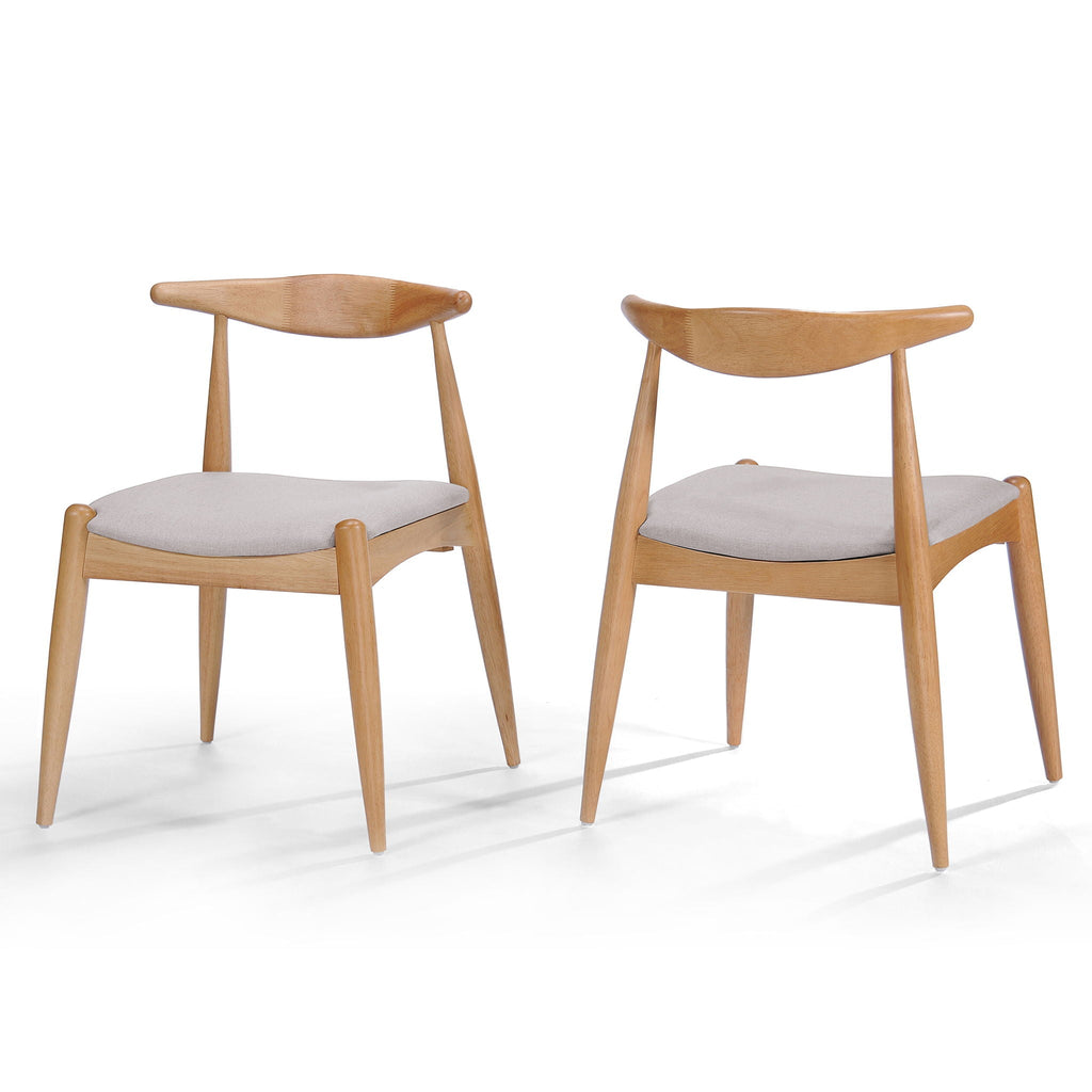 5 Piece Dining Set With Upholstered Chairs