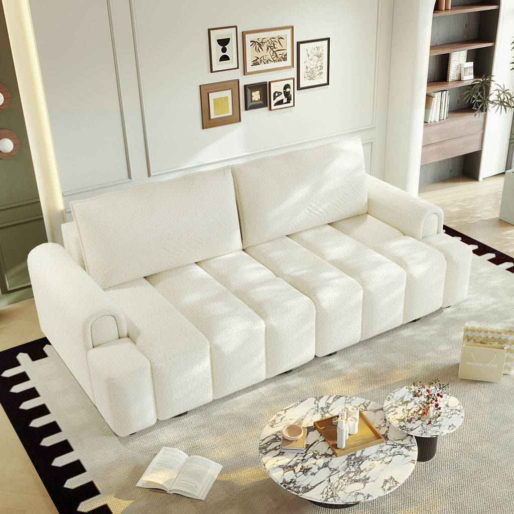 4 Seater Modern Couch With Seats Storage