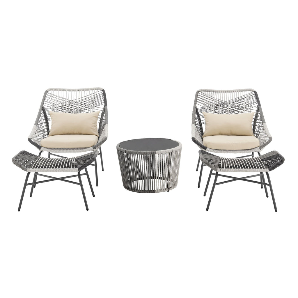 Ashland - 5 Piece Outdoor Conversation Set