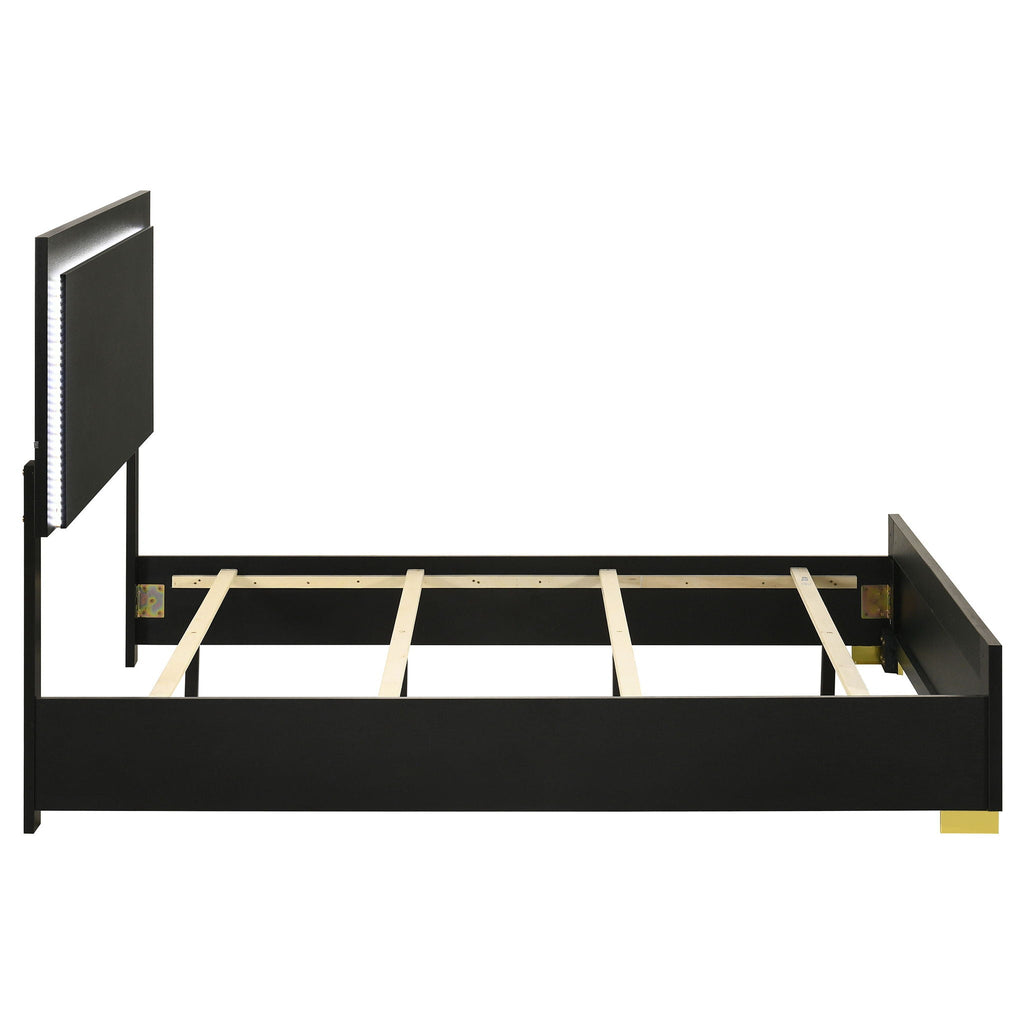 Jeremiah - LED Panel Bed With Touch Controlled Lighting