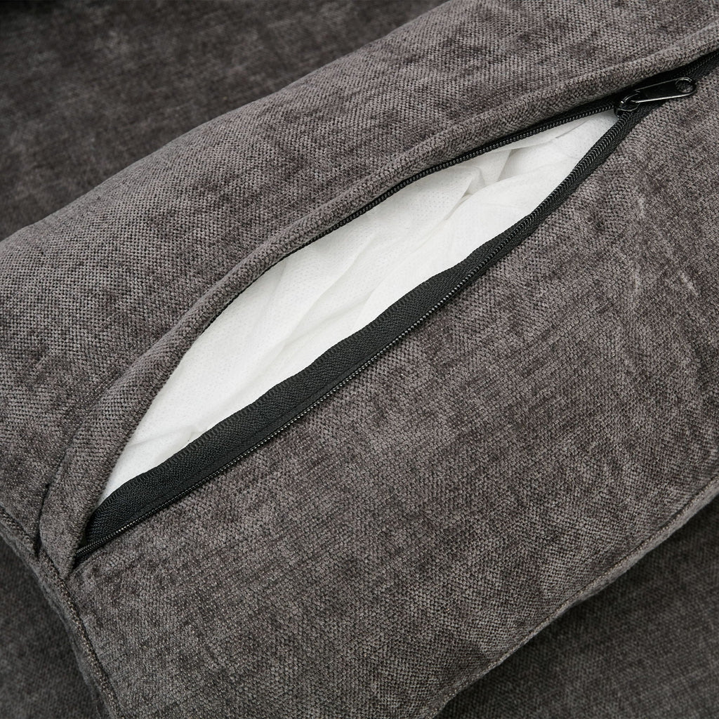 Cozy Upholstered Cushion Loveseat Sofa For Living Room