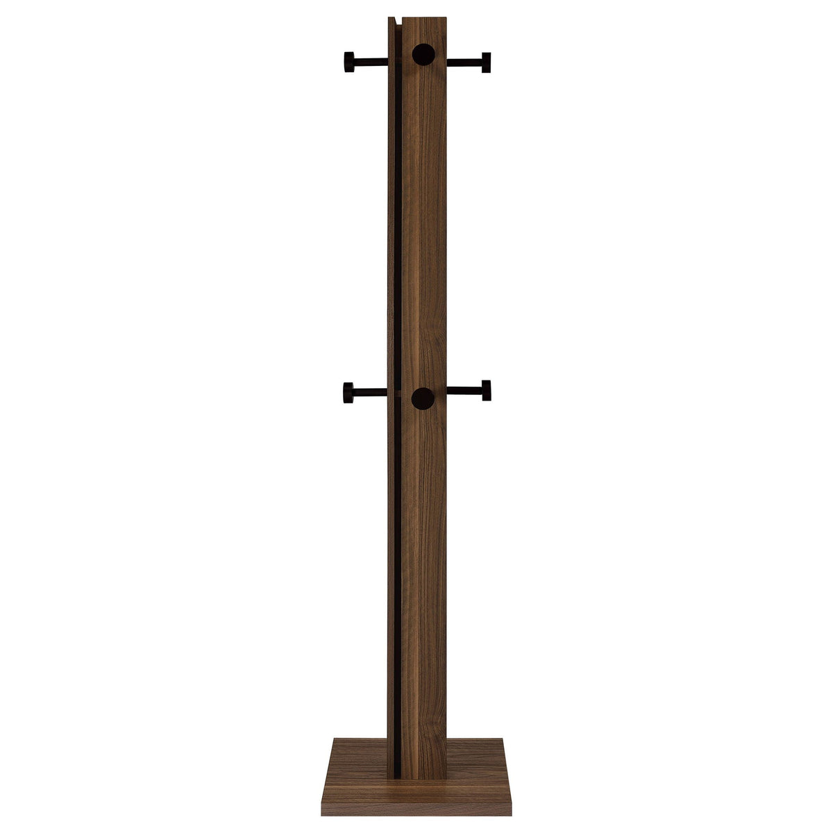 Rawlins - Coat Rack With 8 Hooks - Walnut
