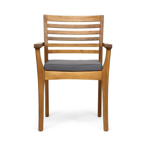 7 Pieces Acacia Wood Outdoor Dining Set