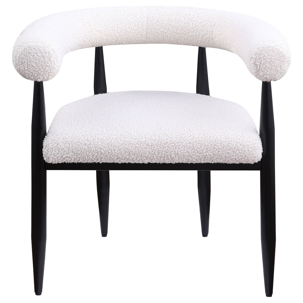 Dorgan - 5 Piece Round Dining Set - Black