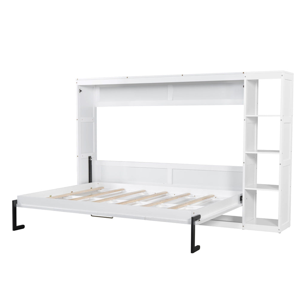 Murphy Bed With Bookshelf And Storage