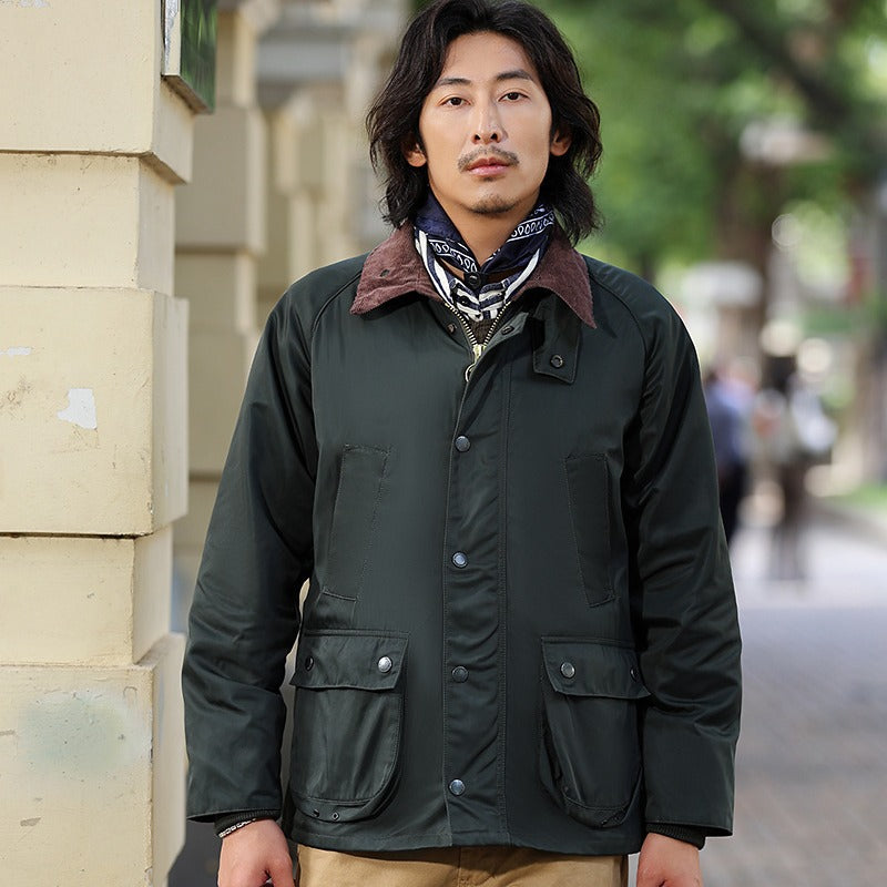 Waterproof Safari Jacket Oil Wax Jacket Trench Coat Overalls