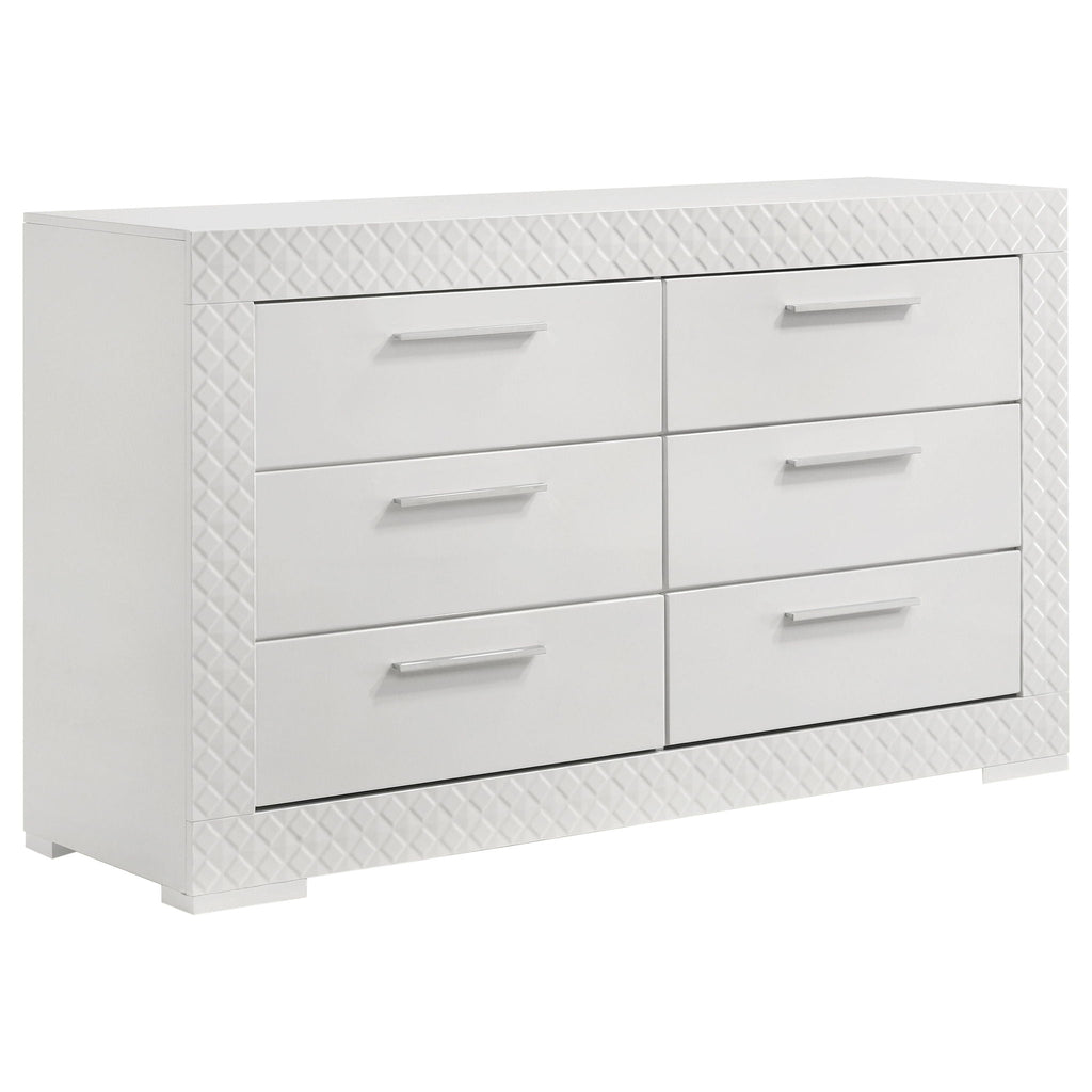 Pierce - 4 Piece Bedroom Set With LED Lighting