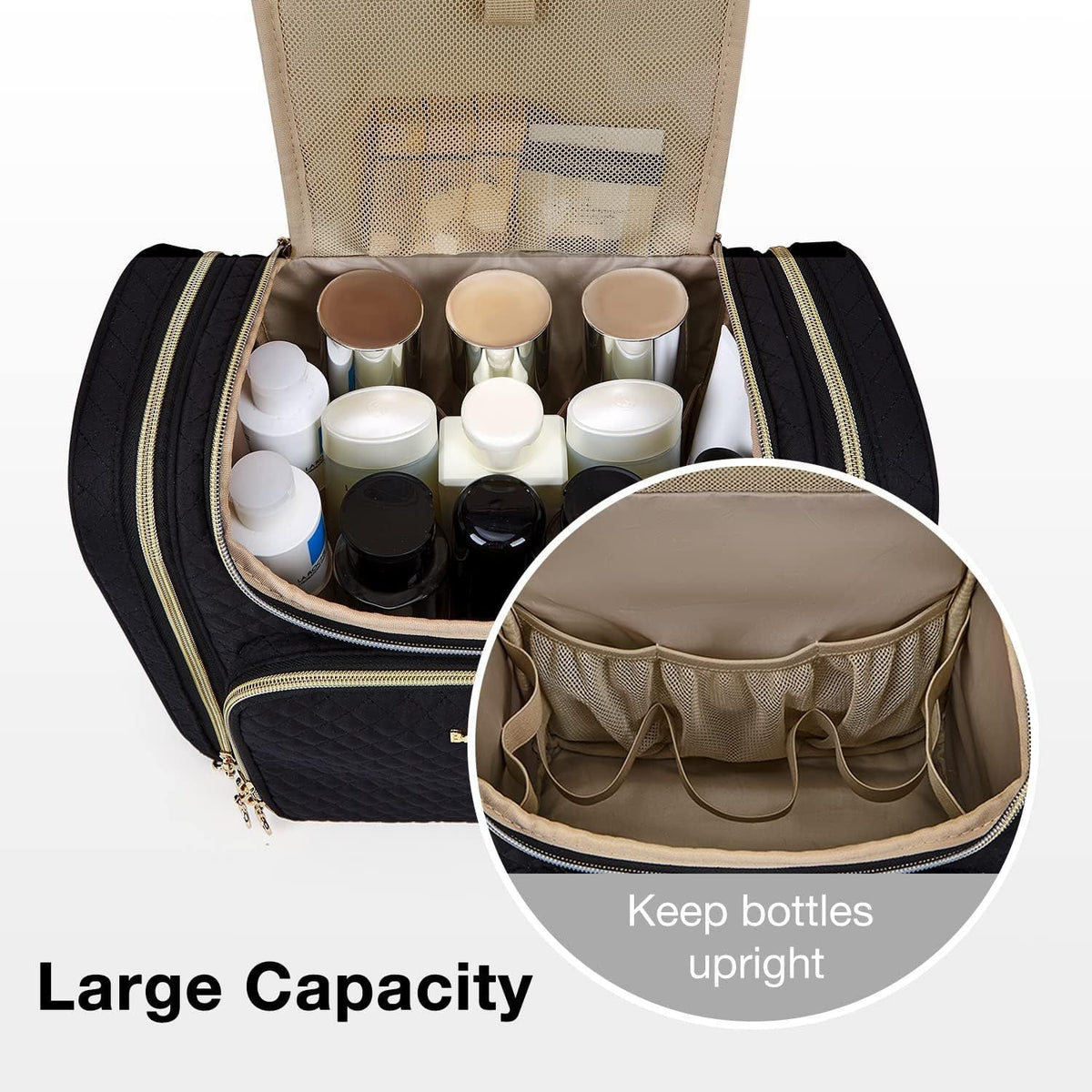 Women's Large Capacity Waterproof Portable Travel Multifunctional Storage Bag