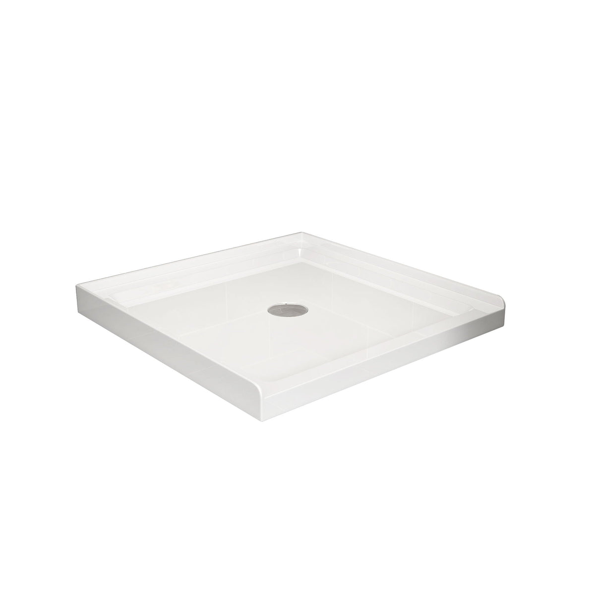 Shower Base With Centered Drain