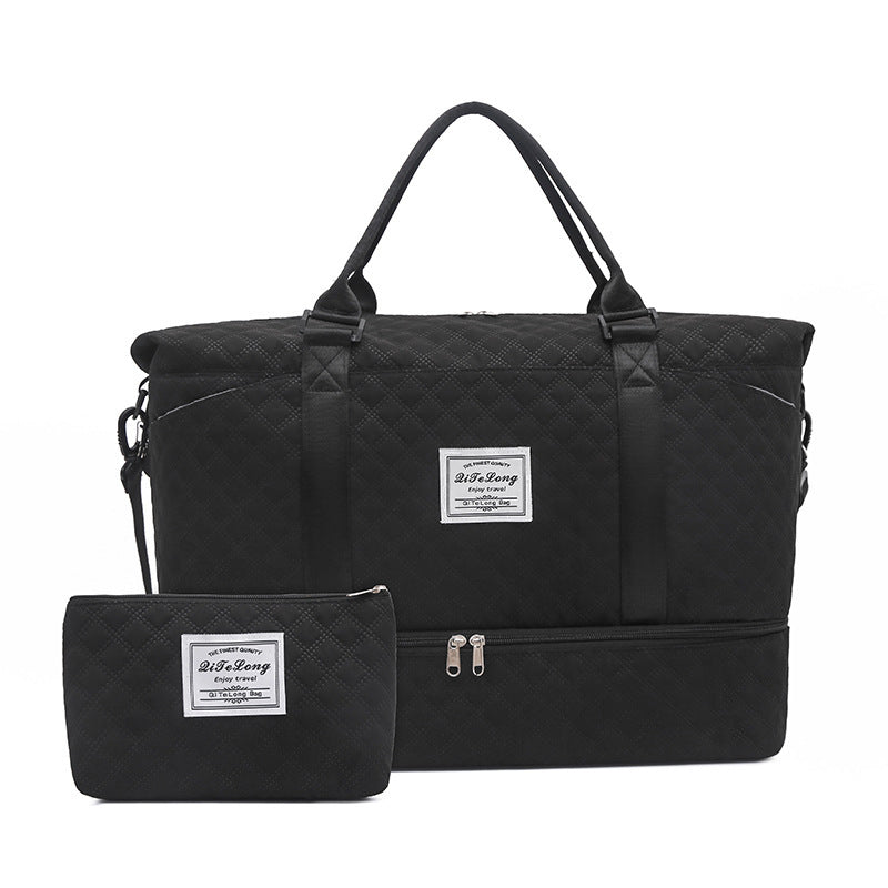 Women's Large-Capacity Travel Organizer Set Of Three Travel Duffel And Two Smaller Bags