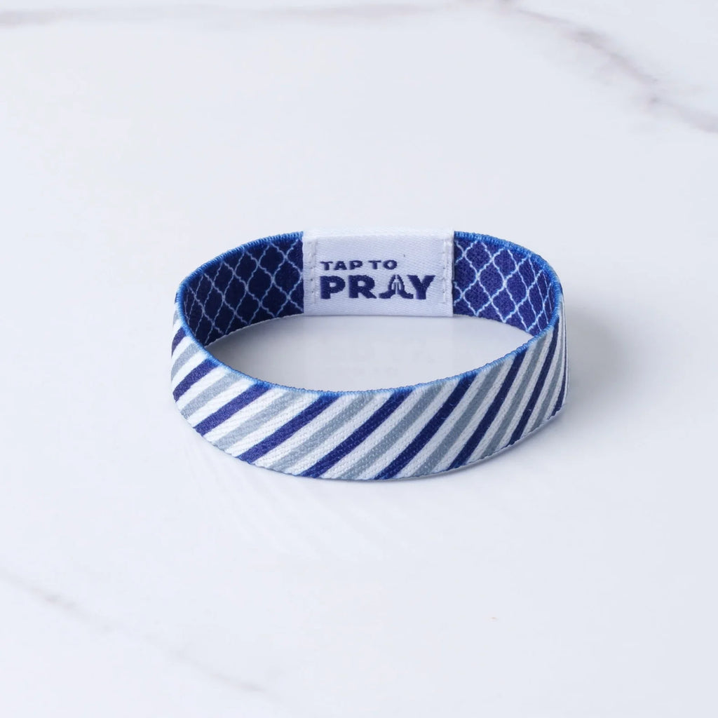 Graphite & Ink Tap to Pray Wristband