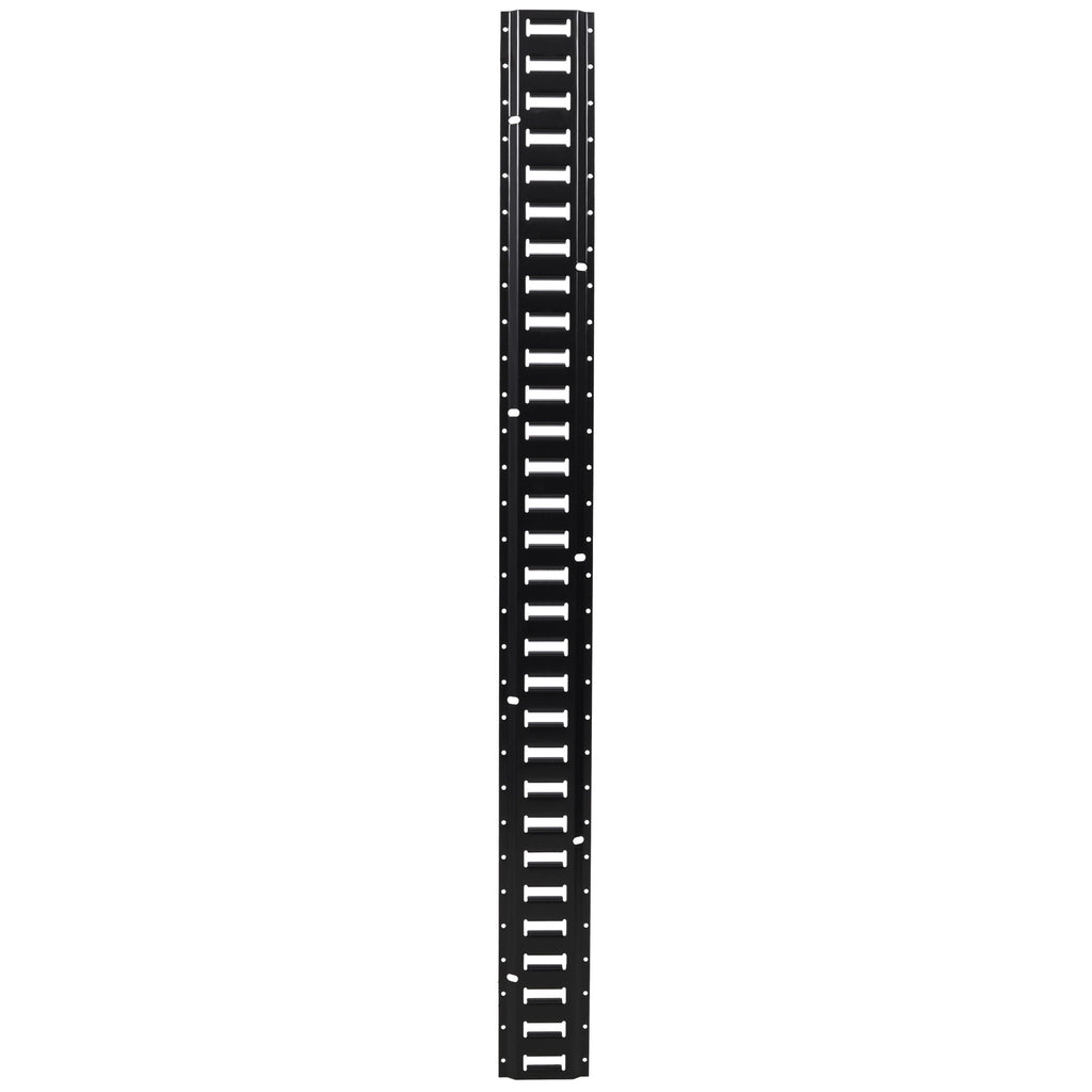 18 Pieces E Track Tie-Down Rail Kit For Trucks, Vans, And Garages With O-Ring Anchors And Ratchet Straps - Black