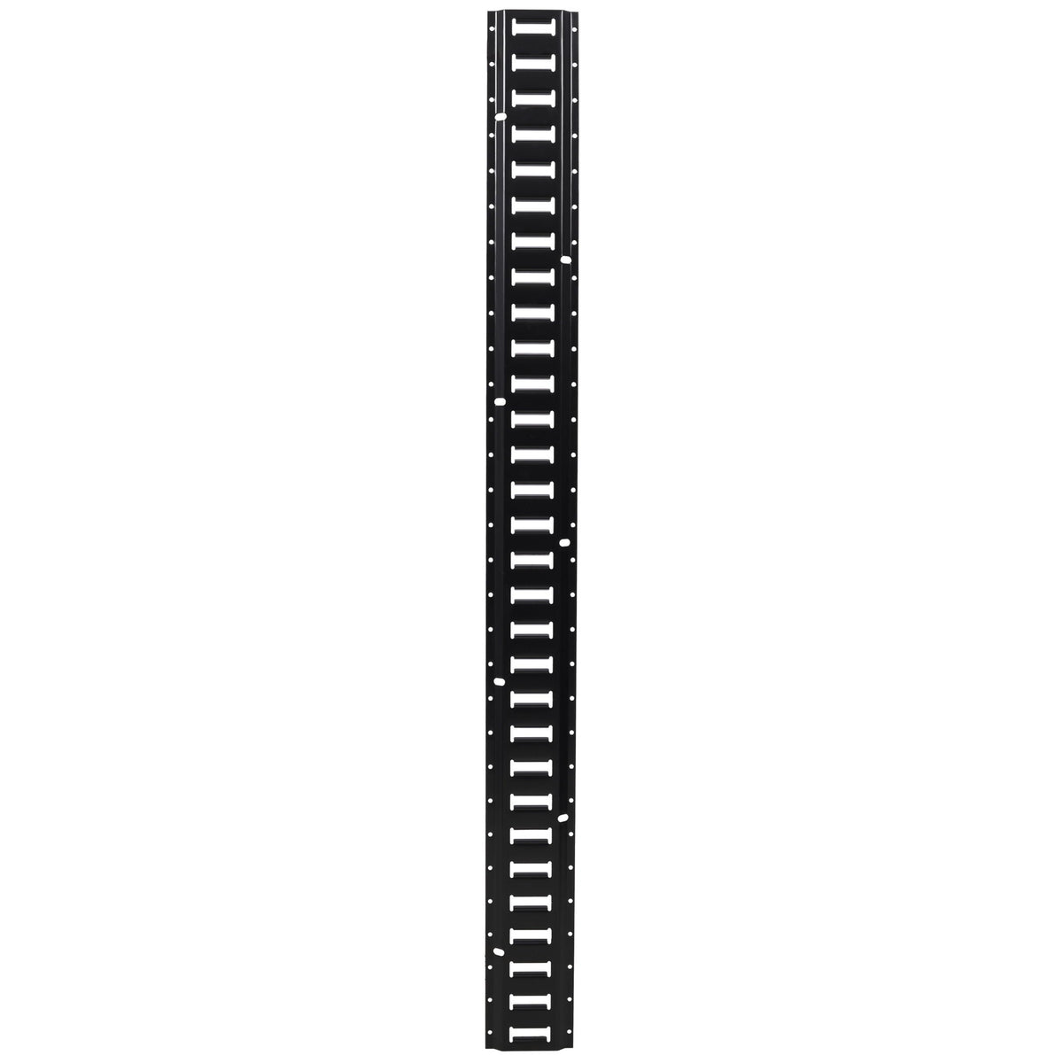 12 Pieces E Track Tie-Down Rail Kit for Trucks, Vans, Garages - Black
