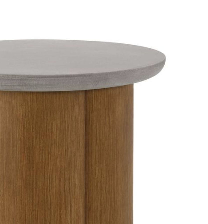 Evenlyn - Faux Concrete Top Table