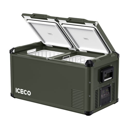 ICECO VL75ProD Olive 12V Heavy Duty Fridge Freezer 75 LT