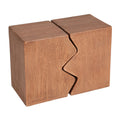Rectangular Outdoor Indoor Accent Side Table (Set of 2)