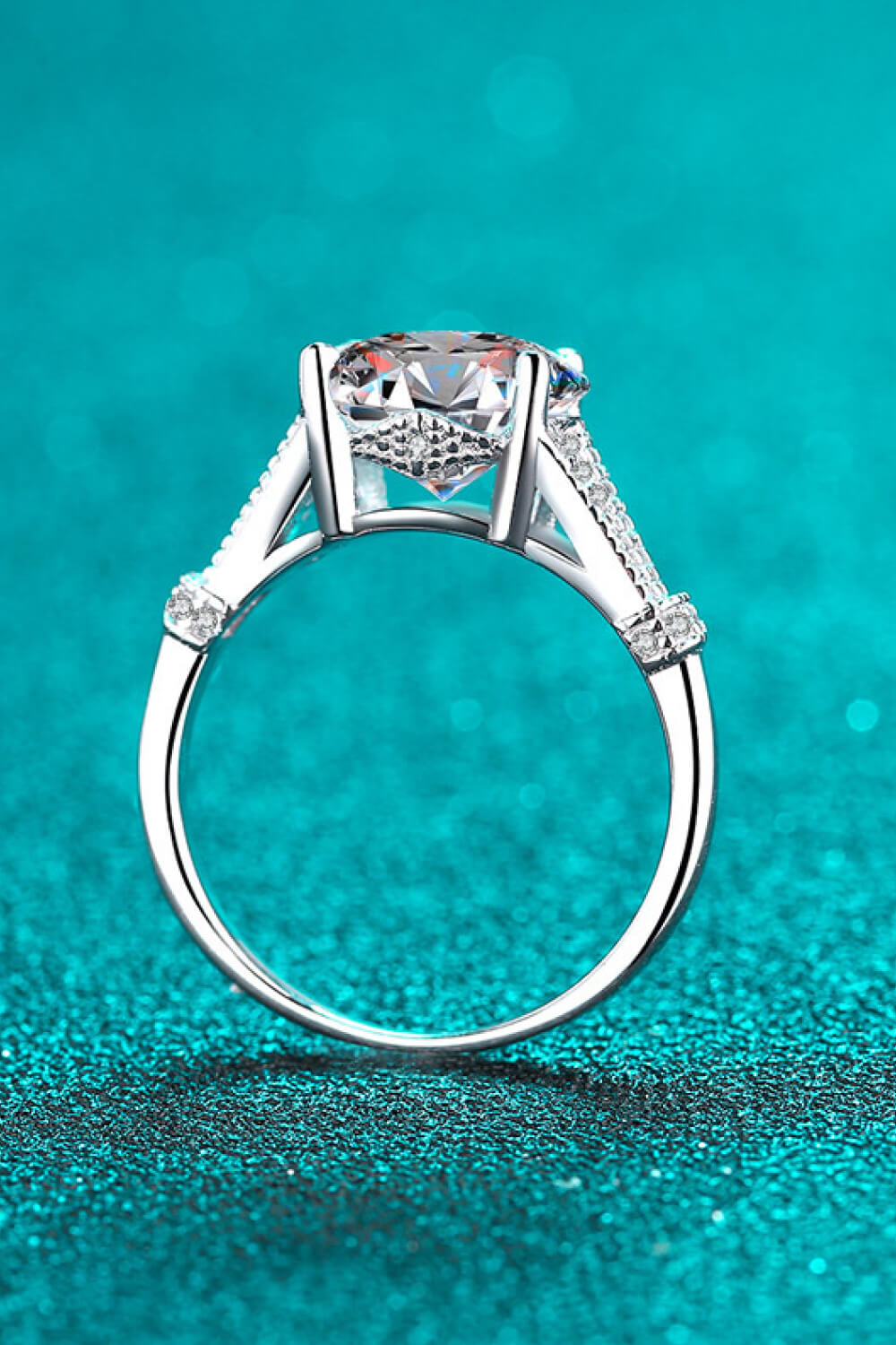 Beautiful Day 3 Carat Brilliant Round Cut Sparkala™ Ring
