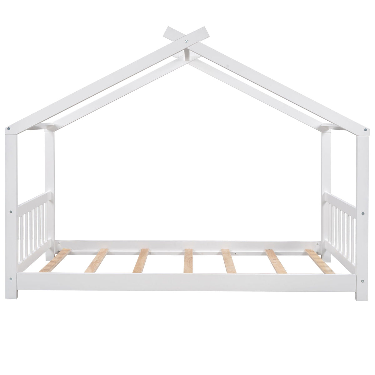 House Platform Bed With Headboard And Footboard, Roof Design