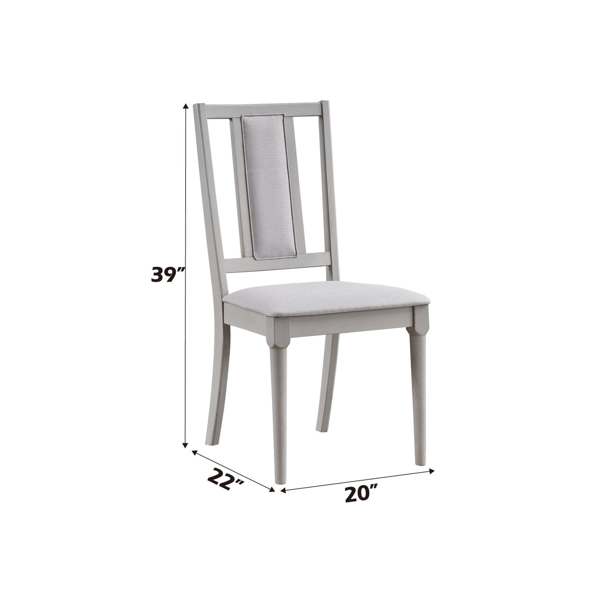 Marta Side Chair (Set of 2) - Beige / Natural