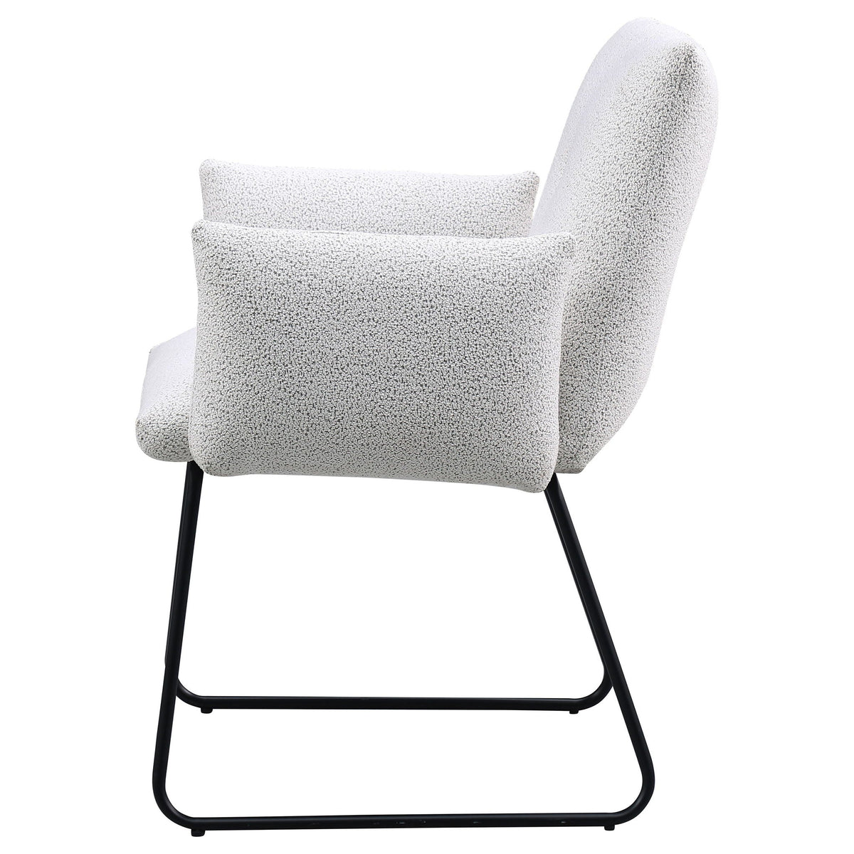 Donica - Upholstered Dining Arm Chair (Set of 2) - Light Gray