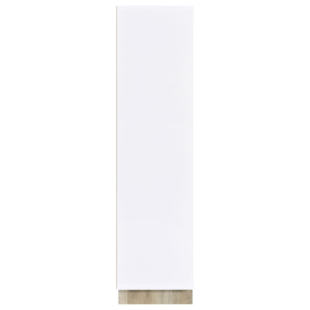 Geilys - 8 Shelf Bookcase With Arch Details - White