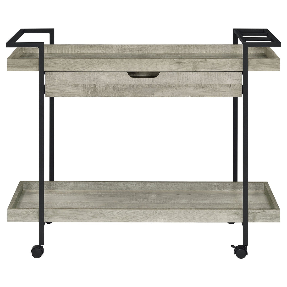 Begonia - 1 Drawer Cart - Driftwood