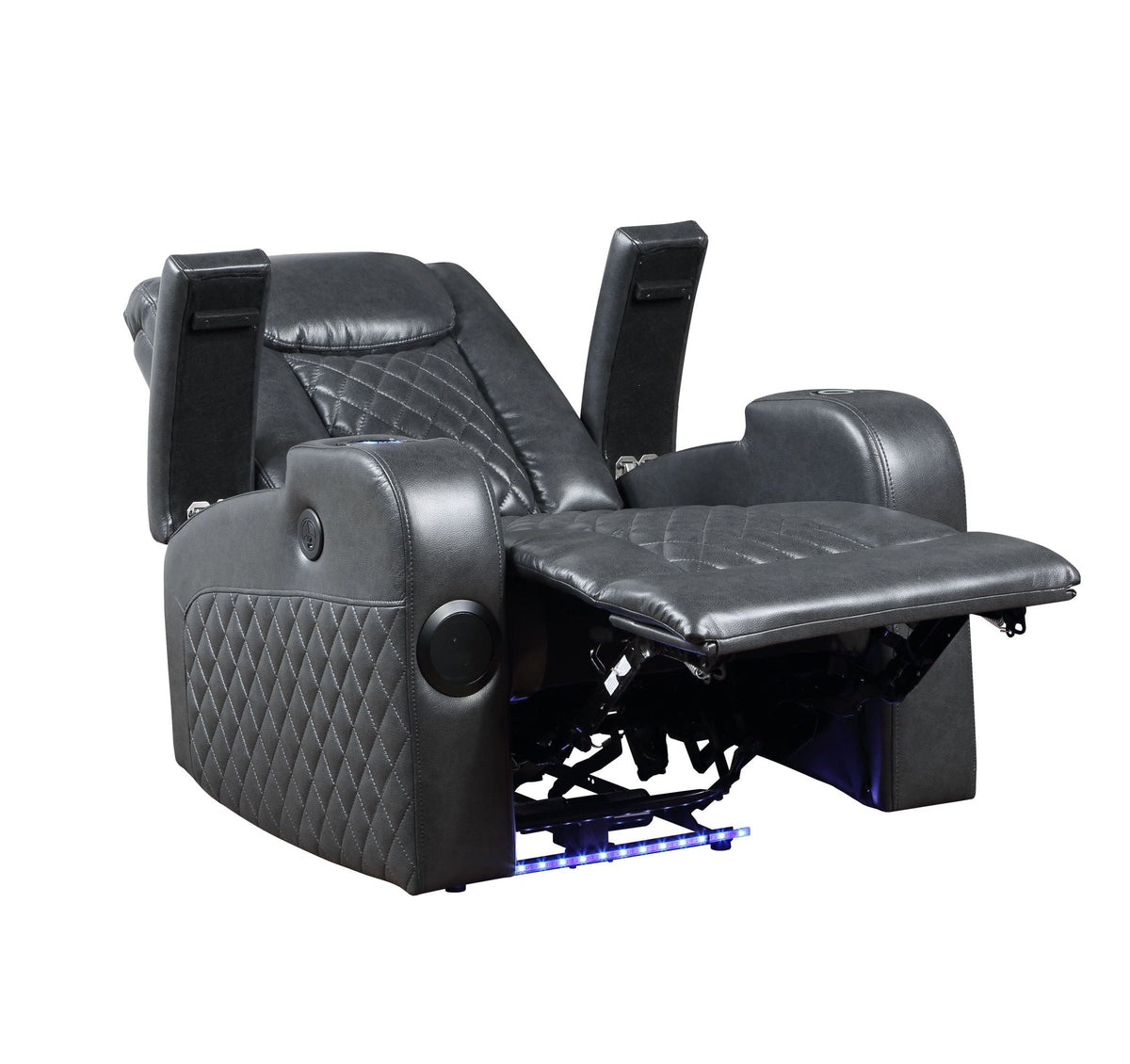 Alair Leather Aire Power Motion Recliner with Bluetooth and Wireless Charger