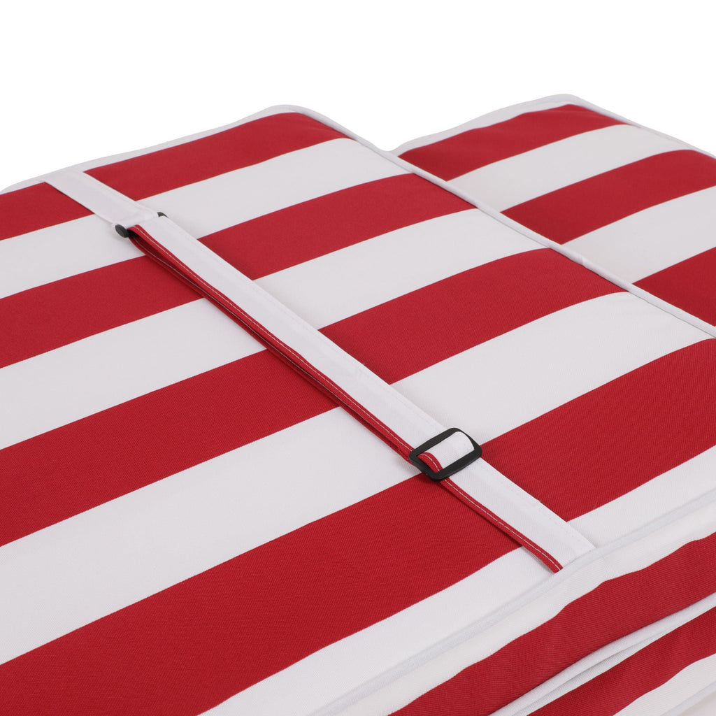 2 Pieces Set Outdoor Lounge Chair Cushion Replacement Patio Furniture Seat