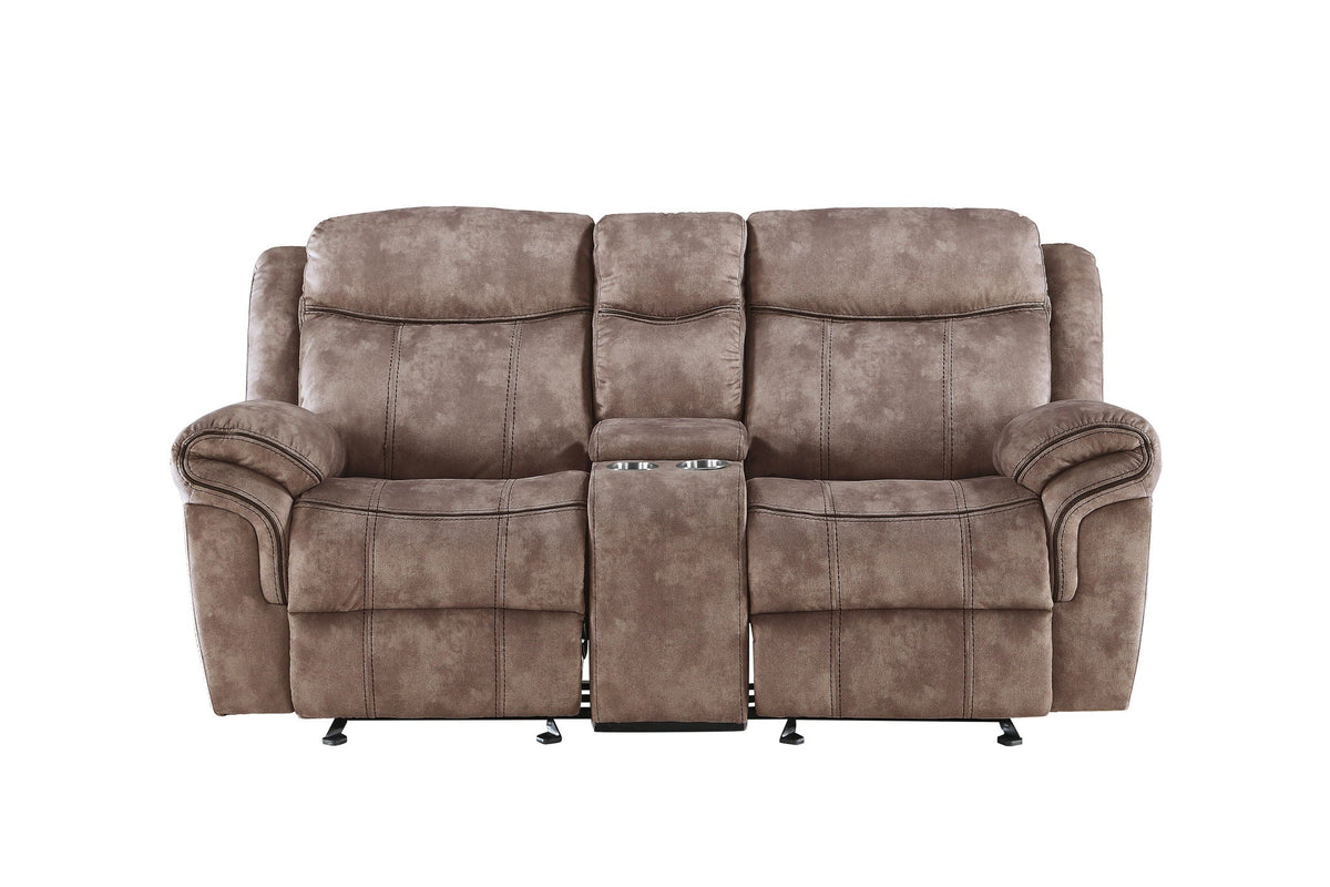 Zubaida Two Tone 3 Piece Recliner Living Room Set