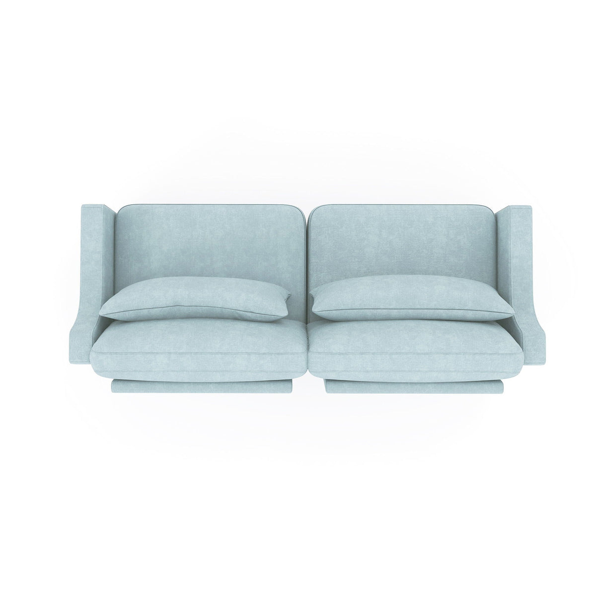 Elegant Sofa With Ergonomic Design And Lumbar Pillows