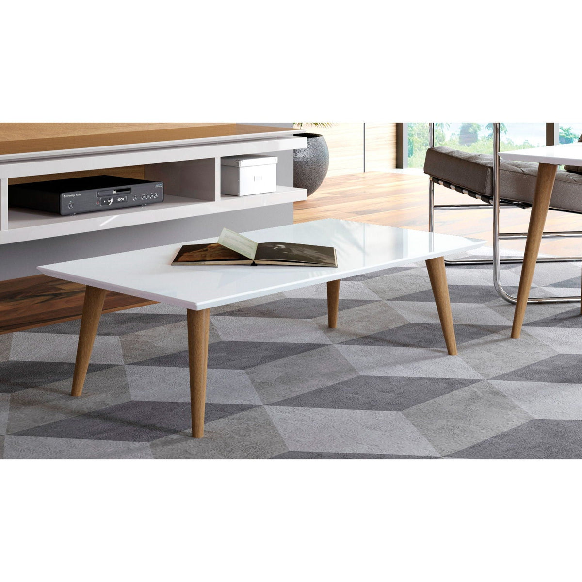 Utopia - Lacquered Coffee Table - White