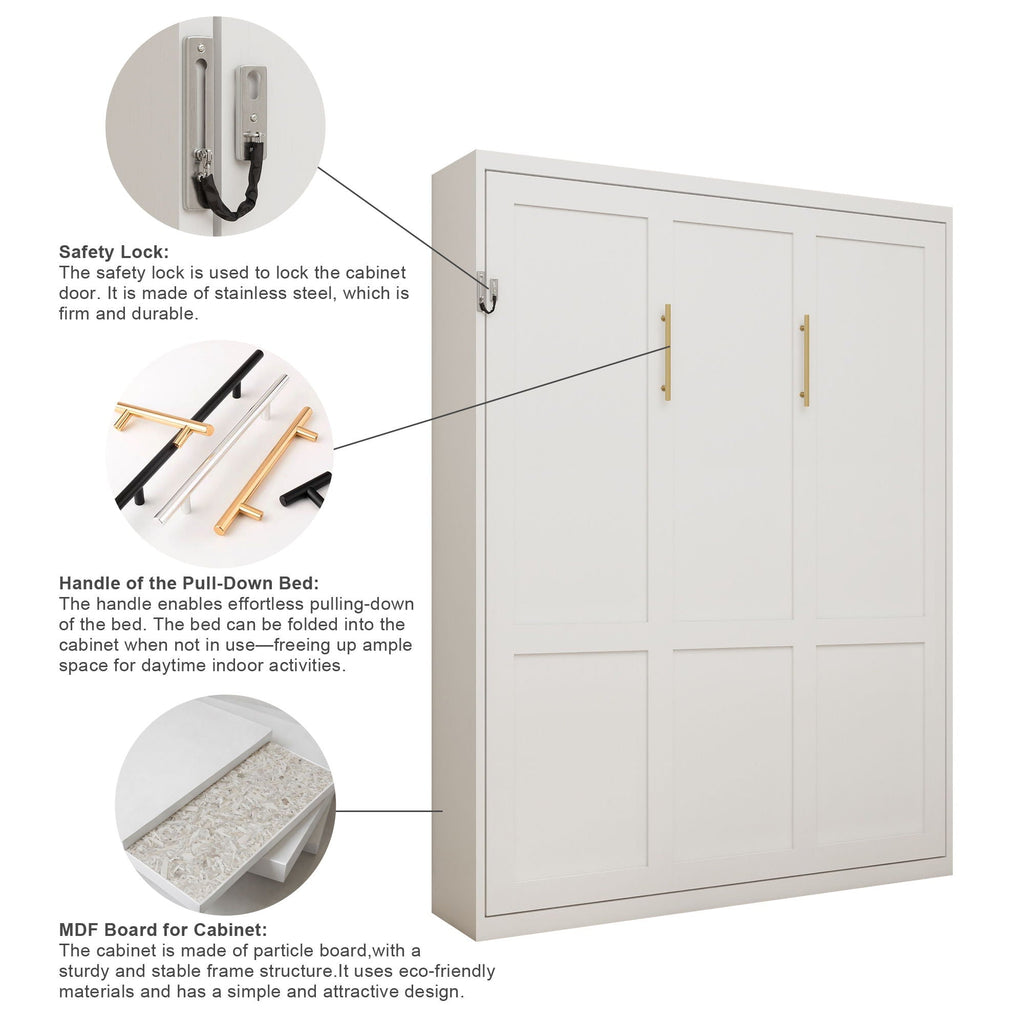 Folding Vertical Murphy Wall Bed