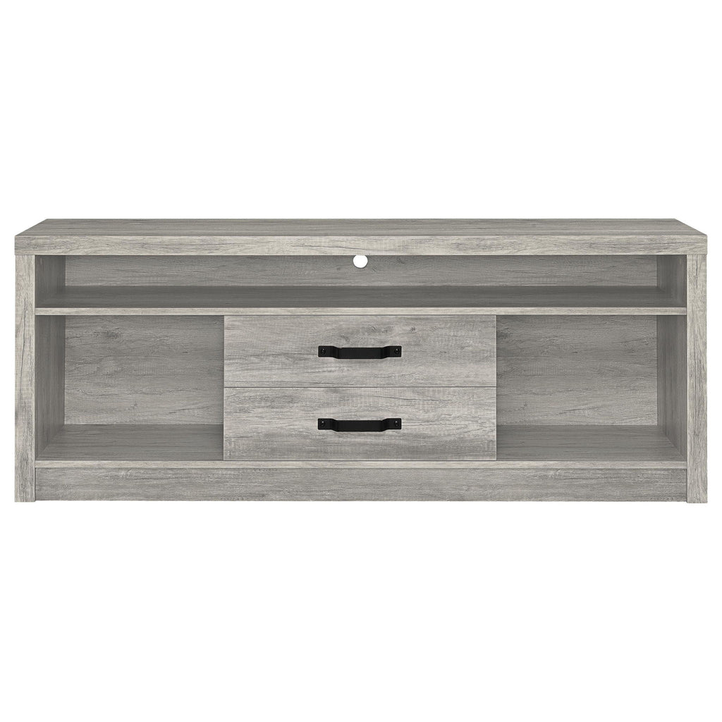 Conifer - 3 Piece TV Entertainment Center With Storage - Gray