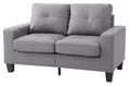 Upholstered Track Arm Loveseat For Cozy Spaces