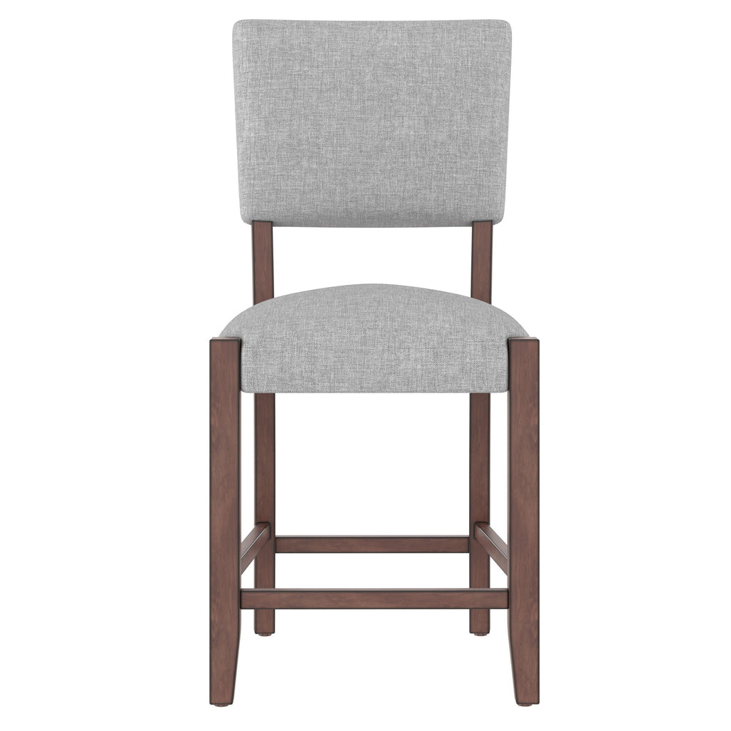 5 Piece Counter Height Dining Set With 4 Upholstered Chairs