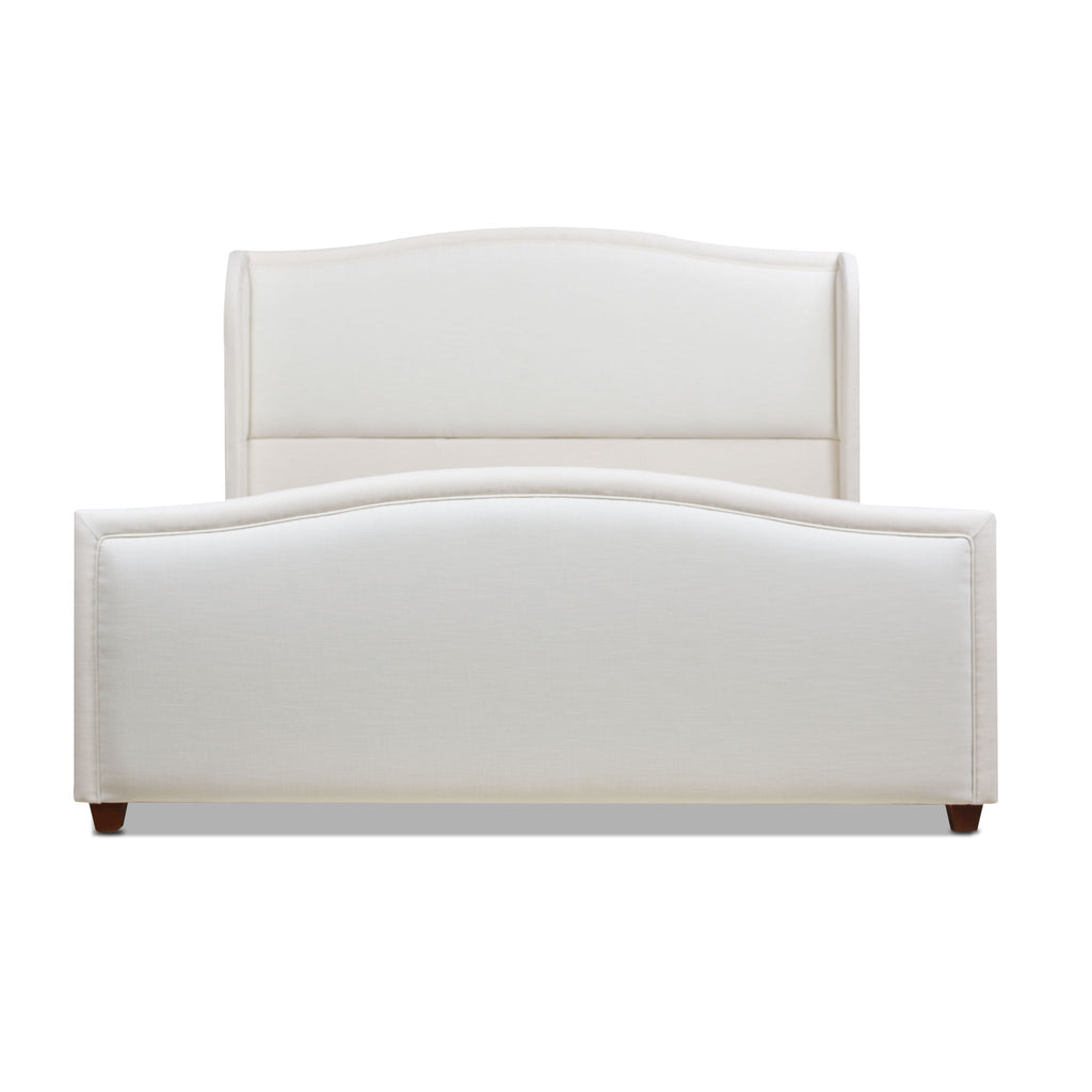 Carmen - Upholstered Wingback Panel Bed Frame