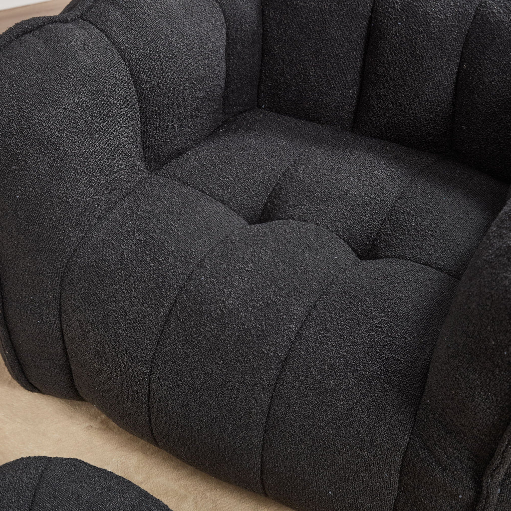 Soft Bean Bag Chair With High Resilient Foam