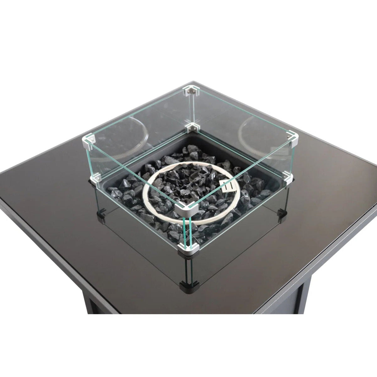 Powdercoated Fire Pit With Top
