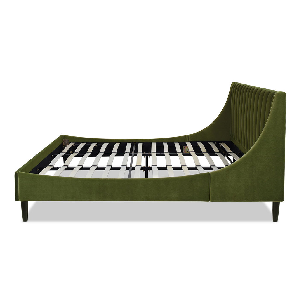 Aspen - Vertical Tufted Modern Headboard Platform Bed Set