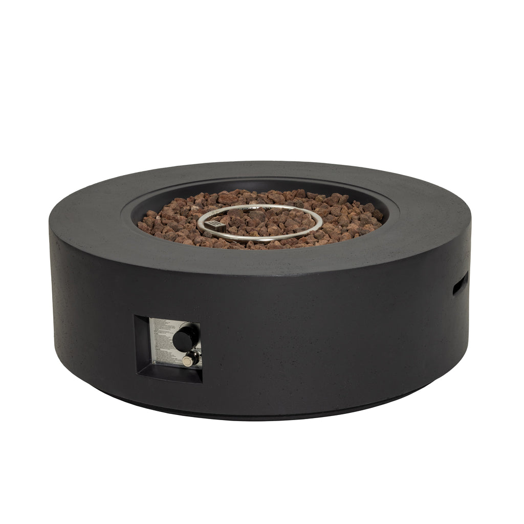 40' Round Outdoor Propane Fire Pit Table