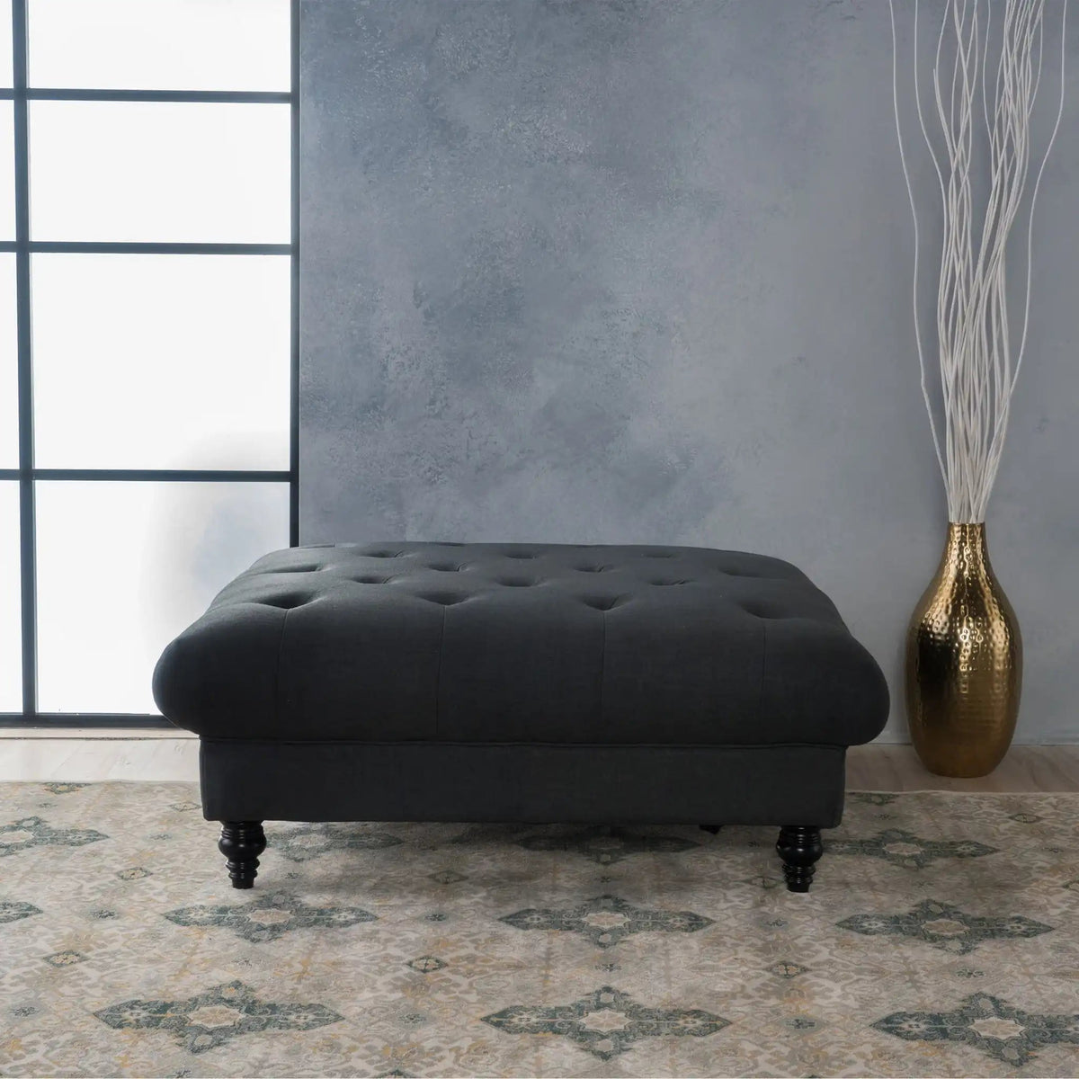Madrid Tufted Ottoman Footrest